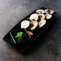 Tablekraft BLACK ROUND COUPE PLATE 240mm EA