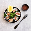 Tablekraft SOHO ROUND PLATE SPECKLE BLACK 200mm EA