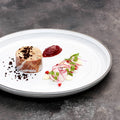 Tablekraft LINEA WHITE ROUND COUPE PLATE 280mm EA