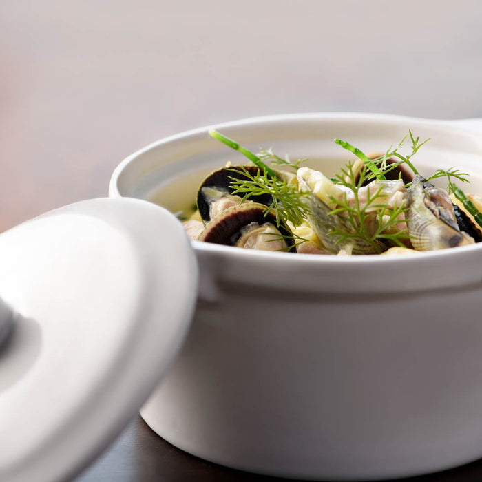 Vitroceram SOUFFLE DISH- 90mm/180ml WHITE EA