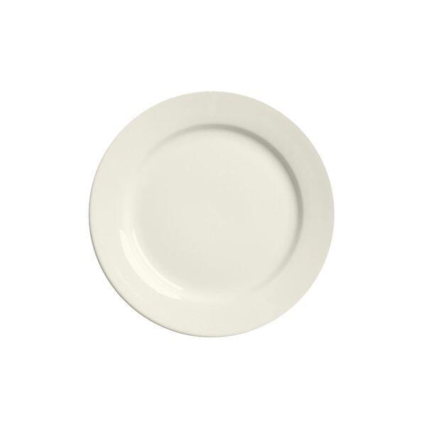 Duraceram TIVOLI ROUND PLATE-WIDE RIM, 260mm IVORY (x20)