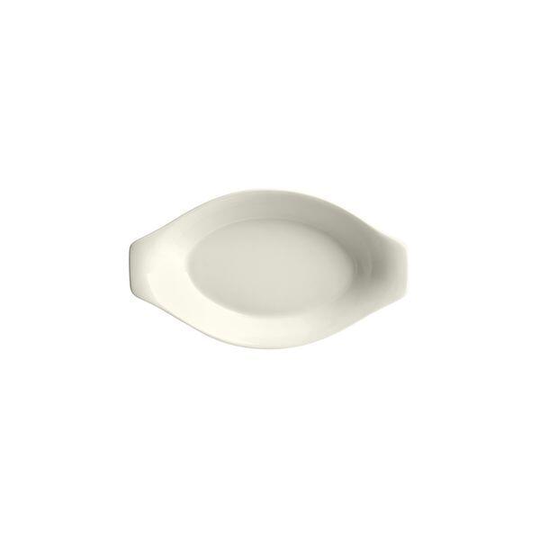 Duraceram  OVAL AU GRATIN-215mm IVORY (Box of 36)