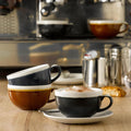 Churchill MONOCHROME ESPRESSO SAUCER-118mm Ø BLACK (x12)