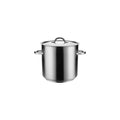 Pujadas TOP LINE STOCKPOT-18/10, W/COVER, 280x280mm/16.5lt   (Each)