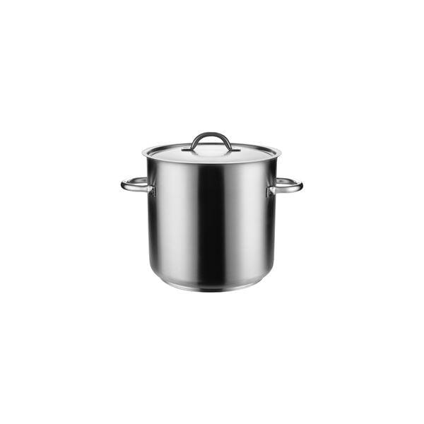 Pujadas TOP LINE STOCKPOT-18/10, W/COVER, 280x280mm/16.5lt   (Each)