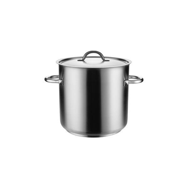 Pujadas TOP LINE STOCKPOT-18/10, W/COVER, 320x320mm/24.0lt   (Each)