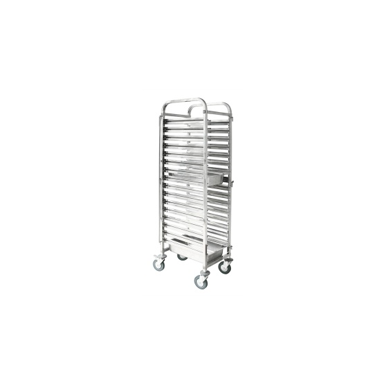 Sunnex TROLLEYS GN TROLLEY-S/S | 380x550x1735mm | 16 TRAY   (Each )