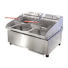 WOODSON TWIN PAN FRYER 8L