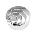 Chef Inox CUTTER SET-PLAIN-Stainless Steel 4pc 38-110mm Set
