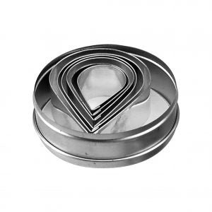 Chef Inox CUTTER SET-TEAR DROP 6pc 50-95mm Set
