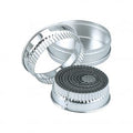 Chef Inox CUTTER SET-18/8 SML RND CRINKLED 11pc SIZE:25-95mm Set