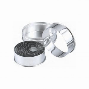 Chef Inox CUTTER SET-18/8 ROUND PLAIN 11pc SIZE:25-95mm Set