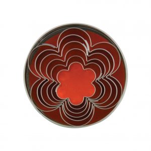 Chef Inox CUTTER SET-18/8 ROSE 6pc SIZE: 40-95mm Set