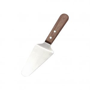 Chef Inox CAKE SERVER-Stainless Steel WOOD HANDLE