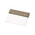 Chef Inox DOUGH SCRAPER-Stainless Steel 150x75mm WOOD HDL