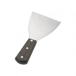 Chef Inox SCRAPER-PAN Stainless Steel 100x120mm WOOD HDL