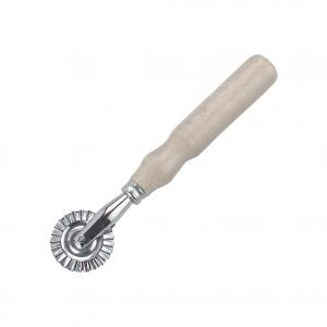 Ghidini PASTRY WHEEL-FLUTED 2mm "DAILY" WOOD HDL