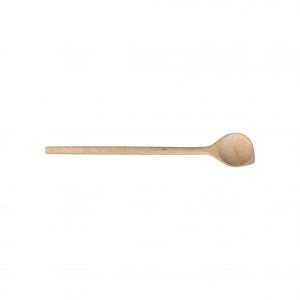 Chef Inox WOOD SPOON-350mm SOLID BEECHWOOD (x6)