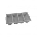 Chef Inox CUTLERY BOX-4-COMP GREY