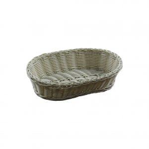 Chef Inox BREAD BASKET POLYPROPYLENE OVAL 300x225x75mm (x6 pcs)