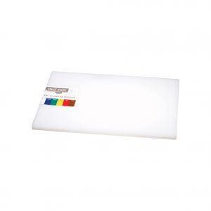 Chef Inox CUTTING BOARD-PE 450x750x19mm WHITE