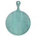 Chef Inox MANGOWOOD SERVING BOARD ROUND w/HDL 300x400x15mm AQUA