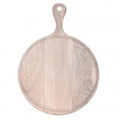 Chef Inox MANGOWOOD SERVING BOARD ROUND w/HDL 300x400x15mm CORAL