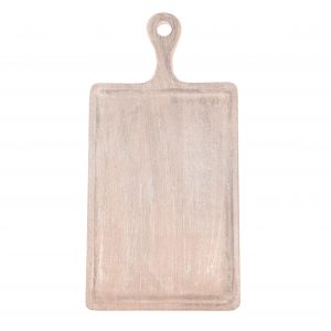 Chef Inox MANGOWOOD SERVING BOARD RECT w/HDL 260x360x180mm CORAL