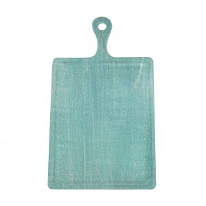 Chef Inox MANGOWOOD SERVING BOARD RECT w/HDL 300x400x200mm AQUA