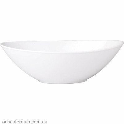 Royal Porcelain OVAL BOWL-250mm 1.0Lt CHELSEA COUPE (0222)-Auscaterquip