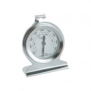 Chef Inox THERMOMETER OVEN DIAL 50mm x 75mm Stainless Steel STAND OR HANG