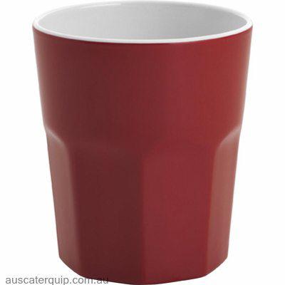 JAB GELATO-RED/WHITE TUMBLER 100mm 410ml (STS0791)-Auscaterquip