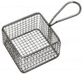 Chef Inox SERVING BASKET SQUARE WIRE w/HDL 95x95x60mm