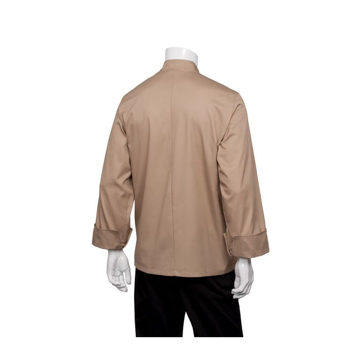 Cyprus Khaki Basic Chef Jacket-Auscaterquip