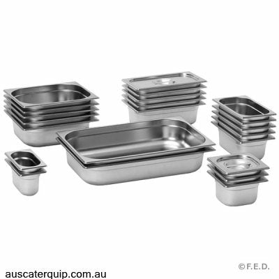 Inox Macel GELATIPAN-LID 360x165mm CLEAR-Auscaterquip