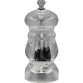 tablekraft MILL-SALT/PEPPER- ACYRLIC, CERAMIC GEAR 115mm "CRYSTAL"-Auscaterquip