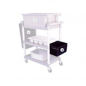 Unica UNICA FLATWARE BIN-337x231x187 BLACK SUITS 9600 (RTB2)