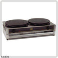ROLLER GRILL Crepe Machine - Cast Iron 2 x 400 plate size-Auscaterquip