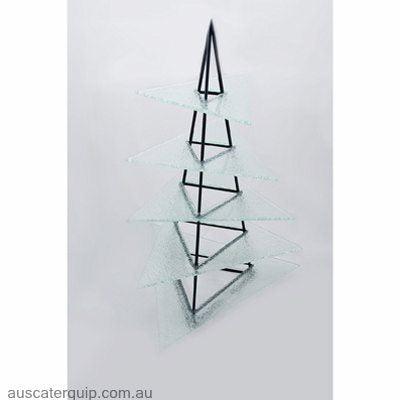 Han TRIANGLE GLASS PANELS-5PCS TO SUIT DP-010 PYRAMID STAND-Auscaterquip