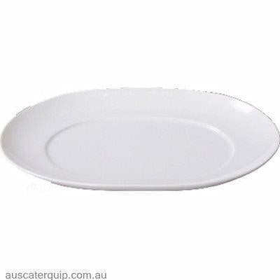 Rene Ozorio RIMMED OVAL PLATE-280mm (384828)-Auscaterquip