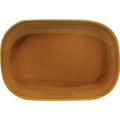 tablekraft ARTISTICA RECTANGULAR PLATE, COUPE 240x160mm HAZELNUT-Auscaterquip