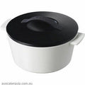Revol REVOL REVOLUTION ROUND CASSEROLE W/LID BLACK 1.5lt-Auscaterquip