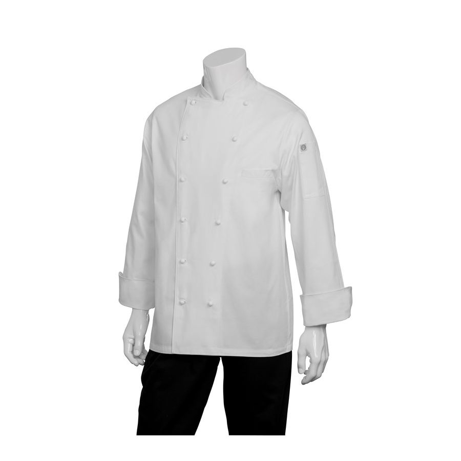 Henri White Executive Chef Jacket-Auscaterquip