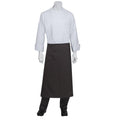 Black Waffle Weave Bistro Apron-Auscaterquip