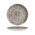 Bonna  LUCA MOSAIC ROUND COUPE PLATE 270mm (S-MT-LUCMZGRM27DZ (Box of 12)