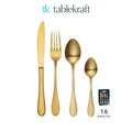 Tablekraft SOHO GOLD 16pc CUTLERY SET Set