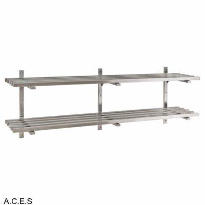 JEMI Double Tier Pot Shelf - 1.0mm 1200mm wide-Auscaterquip