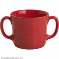 JAB JAB GELATO-RED/WHITE ROUND BOWL 150x60mm (x6)