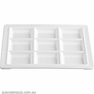 JAB SQUARE TRAY 9 COMPARTMENT 270x270mm (STS0970)-Auscaterquip