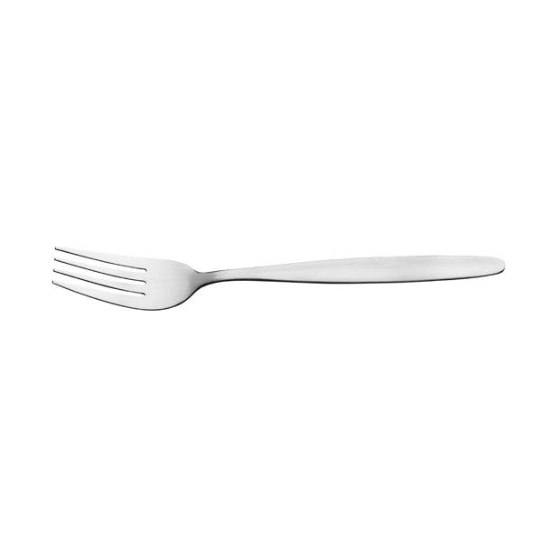 Trenton  MELBOURNE TABLE FORK-S/S SATIN HANDLES/MIRROR HEAD (Doz)